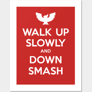 Walk Up Slowly (White) Posters and Art